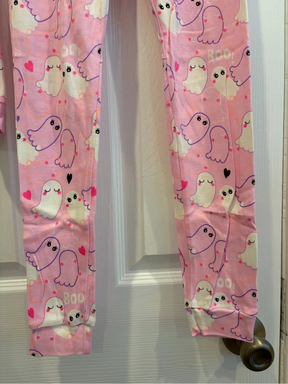 The Children’s Place Glow in the Dark Pink Ghost Print Pajama Set 👻🌟